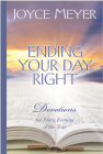 Ending Your Day Right: Devotions for Every Evening of the Year By Joyce Meyer Cover Image