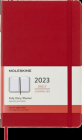 Moleskine 2023 Daily Planner, 12M, Large, Scarlet Red, Hard Cover (5 x 8.25) By Moleskine Cover Image
