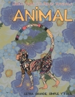 Libros para colorear Mandala - Letra grande, simple y fácil - Animal By Martina Soria Cover Image