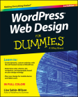 Wordpress Web Design for Dummies By Lisa Sabin-Wilson Cover Image