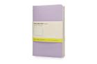 Moleskine Cahier Journal (Set of 3), Pocket, Plain, Persian Lilac, Frangipane Yellow, Peach Blossom Pink, Soft Cover (3.5 x 5.5) (Cahier Journals) Cover Image