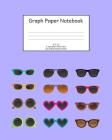 Graph Paper Notebook: Sunglasses; 4 squares per inch; 8