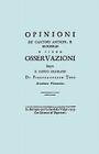 Opinioni de' Cantori Antichi, e Moderni. (Facsimile of 1723 edition). By Pier Francesco Tosi, Travis &. Emery (Notes by) Cover Image