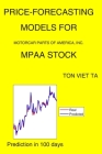 Price-Forecasting Models for Motorcar Parts of America, Inc. MPAA Stock Cover Image