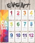 Event Calendar: Perpetual Calendar Record All Your Important Dates Date Keeper Christmas Card List for Birthdays Anniversaries & Celeb By Robert Sender Cover Image