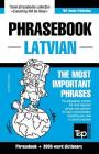 English-Latvian phrasebook & 3000-word topical vocabulary By Andrey Taranov Cover Image