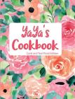 Yaya's Cookbook Coral and Teal Floral Edition By Pickled Pepper Press Cover Image