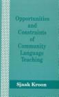 Opportunities and Constraints of Community Language Teaching Cover Image