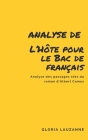 Analyse de L'Hôte pour le Bac de français: Analyse des passages clés du roman d'Albert Camus Cover Image