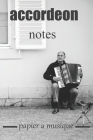 accordeon notes papier a musique: Cahier de musique, music notebook, écrire ses textes et ses partitions Cover Image