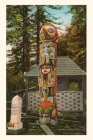 Vintage Journal Totem Pole, Ketchikan By Found Image Press (Producer) Cover Image
