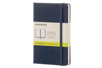 Moleskine Classic Notebook, Pocket, Plain, Sapphire Blue, Hard Cover (3.5 x 5.5) By Moleskine Cover Image