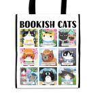 Bookish Cats Reusable Shopping Bag By Mudpuppy,, Angie Rozelaar (Illustrator) Cover Image