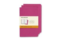 Moleskine Cahier Journal, Large, Ruled, Kinetic Pink (8.25 x 5) Cover Image
