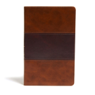 KJV Ultrathin Reference Bible, Saddle Brown LeatherTouch, Indexed Cover Image