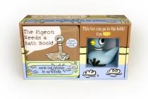 The Pigeon Needs a Bath Book with Pigeon Bath Toy! By Mo Willems Cover Image