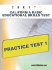 CBEST CA Basic Educational Skills Test Practice Test 1 Cover Image