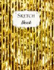 Sketch Book: Gold Sketchbook Scetchpad for Drawing or Doodling Notebook Pad for Creative Artists #8 By Jazzy Doodles Cover Image