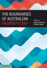 The Boundaries of Australian Property Law Cover Image