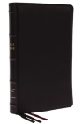 KJV Holy Bible: Large Print Thinline Bible, Black Goatskin Leather, Premier Collection, Red Letter, Comfort Print: King James Version: Holy Bible, Kin By Thomas Nelson Cover Image
