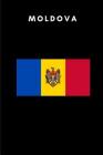 Moldova: Country Flag A5 Notebook to write in with 120 pages Cover Image