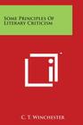 Some Principles of Literary Criticism Cover Image