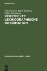 Versteckte lexikographische Information (Lexicographica. Series Maior #65) Cover Image