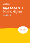AQA GCSE 9-1 Maths Higher Workbook: Ideal for home learning, 2022 and 2023 exams (Collins GCSE Grade 9-1 Revision) Cover Image