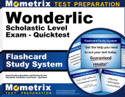 Flashcard Study System for the Wonderlic Scholastic Level Exam - Quicktest: Wonderlic Exam Practice Questions & Review for the Wonderlic Scholastic Le Cover Image