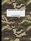 Composition Notebook Wide Ruled: Camp Camo Fun and Trendy Back to School Writing Book for Students and Teachers in 8.5 x 11 Inches By Full Spectrum Publishing Cover Image