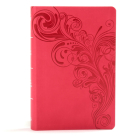 KJV Large Print Personal Size Reference Bible, Pink Leathertouch Cover Image