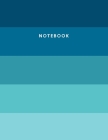Notebook: Blue notebook dotted grid pages - 8.5 x 11 - 100 pages Cover Image