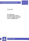 Zur Sprache Der Berichterstattung in Den Kriegen Am Golf Und in Jugoslawien (Europaeische Hochschulschriften / European University Studie #1461) By Anja Liedtke Cover Image