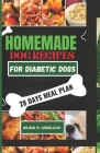 The Complete Homemade Dog Food Recipes for Dogs With Diabetes: A Well Planned Homemade Dog Food Cookbook and Guide for a Healthier Dog Life Cover Image
