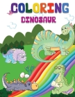 Coloring Dinosaur: Jumbo Kids Coloring & Activity Book Ages 4-8 By Linda Wells Cover Image