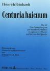 Centuria Haicuum: Eine Sammlung Von Gut Hundert Gedichten in Japanischer Manier Und Lateinischer Sprache Cover Image