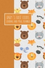 Baby's First Foods Journal and Meal Planner: Weaning Diary Keepsake - Animals Orange Cover Image