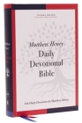 Nkjv, Matthew Henry Daily Devotional Bible, Hardcover, Red Letter, Thumb Indexed, Comfort Print: 366 Daily Devotions by Matthew Henry By Thomas Nelson Cover Image