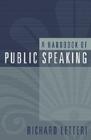 A Handbook of Public Speaking Cover Image