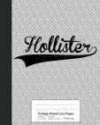 College Ruled Line Paper: HOLLISTER Notebook By Weezag Cover Image