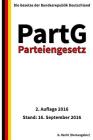 Parteiengesetz - PartG, 2. Auflage 2016 Cover Image