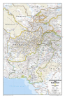 National Geographic Afghanistan, Pakistan Wall Map - Laminated (21.5 X 32.5 In) (National Geographic Reference Map) By National Geographic Maps Cover Image