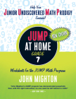 JUMP at Home, Grade 7: Worksheets for the JUMP Math Program Cover Image
