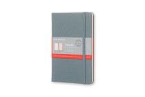 Moleskine Two-Go Notebook Medium Ruled-Plain Saxe Blue By Moleskine Cover Image