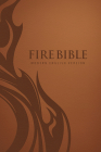 Mev Fire Bible: Brown Leather-Like Cover - Modern English Version By Life Publishers, Charisma House Cover Image