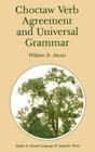Choctaw Verb Agreement and Universal Grammar (Studies in Natural Language and Linguistic Theory #2) Cover Image