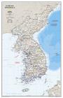 National Geographic Korean Peninsula Wall Map - Classic (23.25 X 35.75 In) (National Geographic Reference Map) By National Geographic Maps Cover Image
