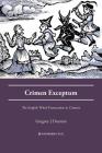 Crimen Exceptum: The English Witch Prosecution in Context Cover Image