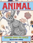 Animal Coloring Books for Adults Relaxation Animal By Davina McCarty Cover Image