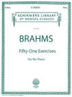 51 Exercises: Brahms - 51 Exercises Schirmer Library of Classics Volume 1600 Piano Solo Cover Image